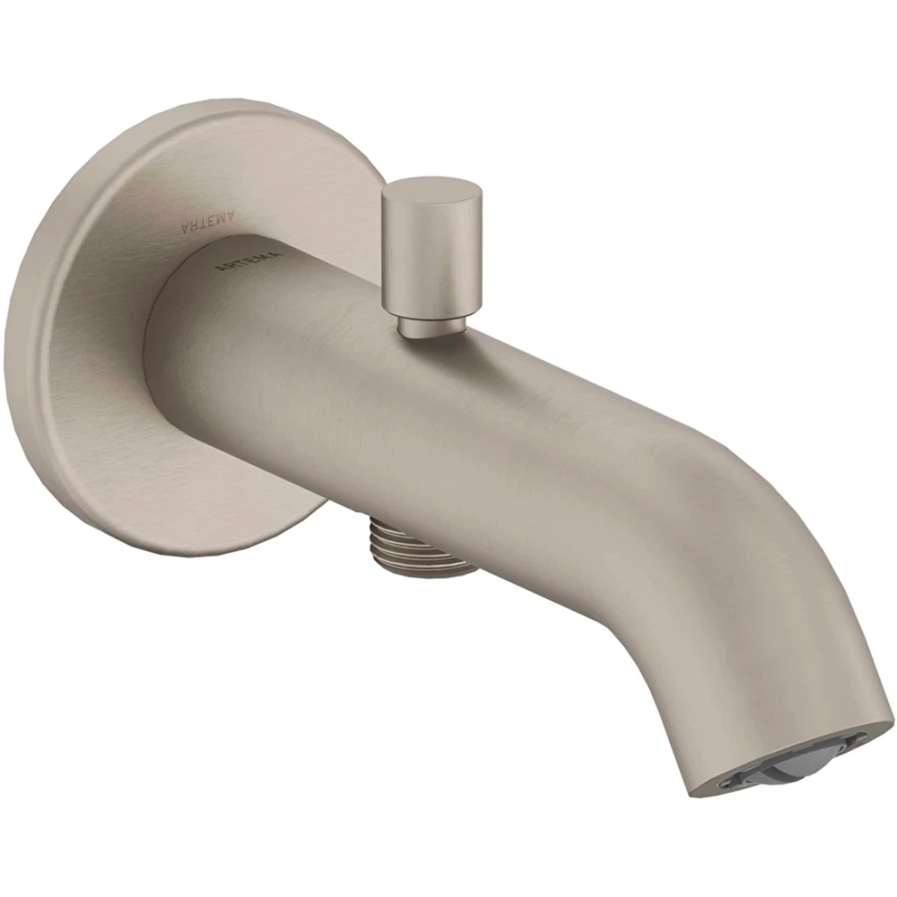 Artema Minimax Round El Duşu Çıkışlı Fırçalı Nikel Çıkış Ucu - A4354234