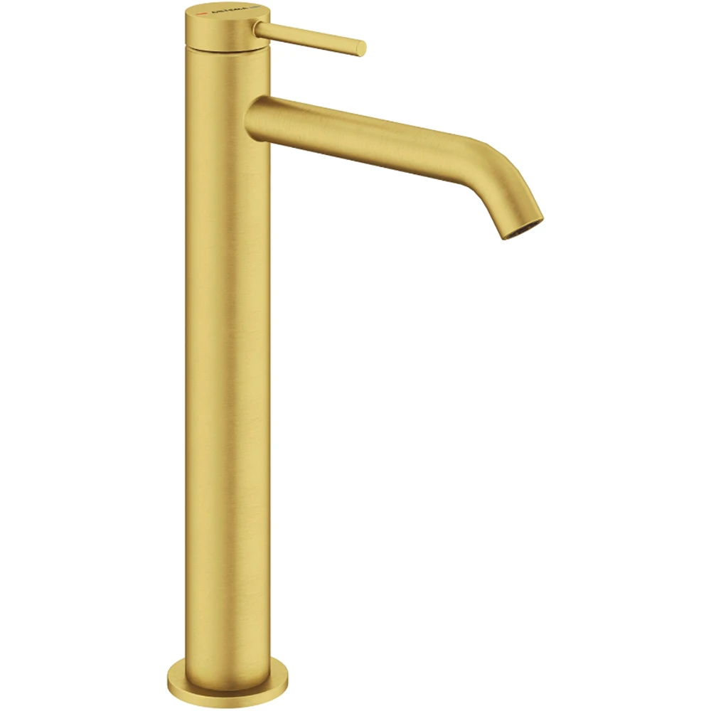 Artema Minimax Round Fırçalı Altın Yüksek Lavabo Bataryası - A4353425