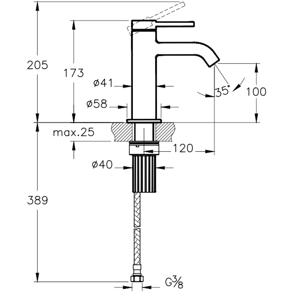 Artema Minimax Round Soft Altın Lavabo Bataryası - A4353074 2
