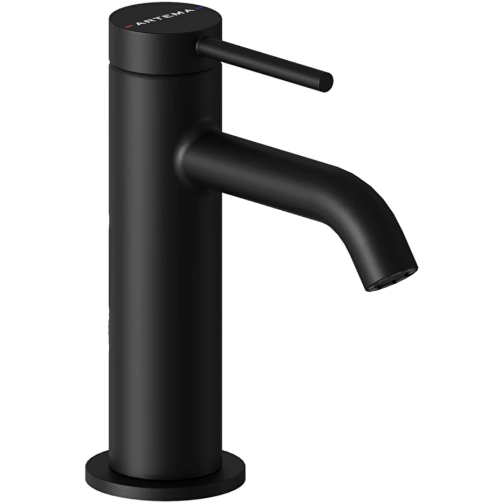 Artema Minimax Round Mat Siyah Yüksek Lavabo Bataryası - A4353236