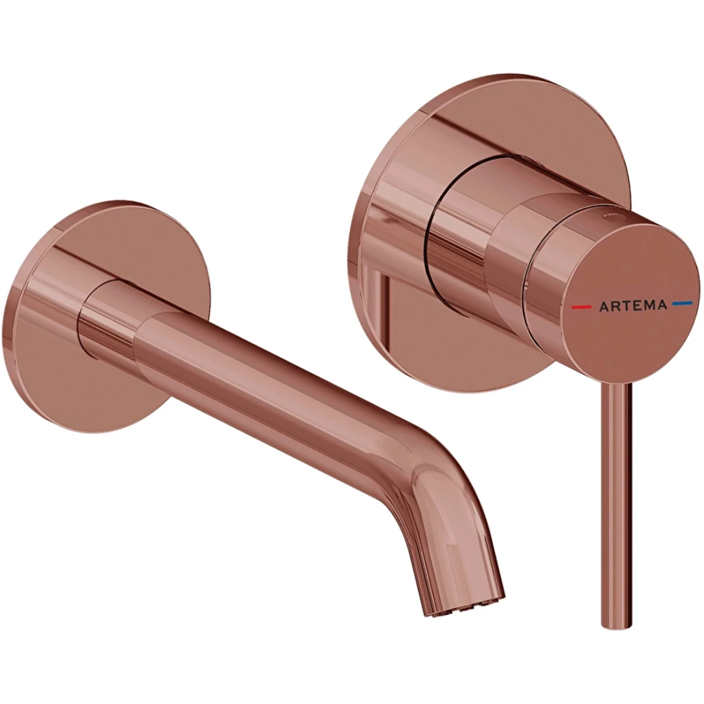 Artema Minimax Round Soft Bakır Ankastre Lavabo Bataryası - A4353729