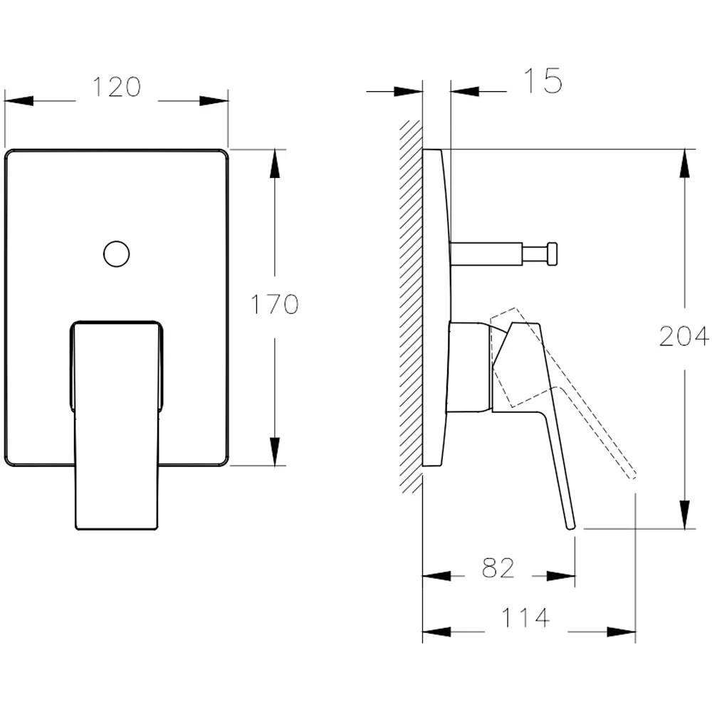 Artema Minimax Square Soft Bakır Ankastre Banyo Bataryası - A4373229 2