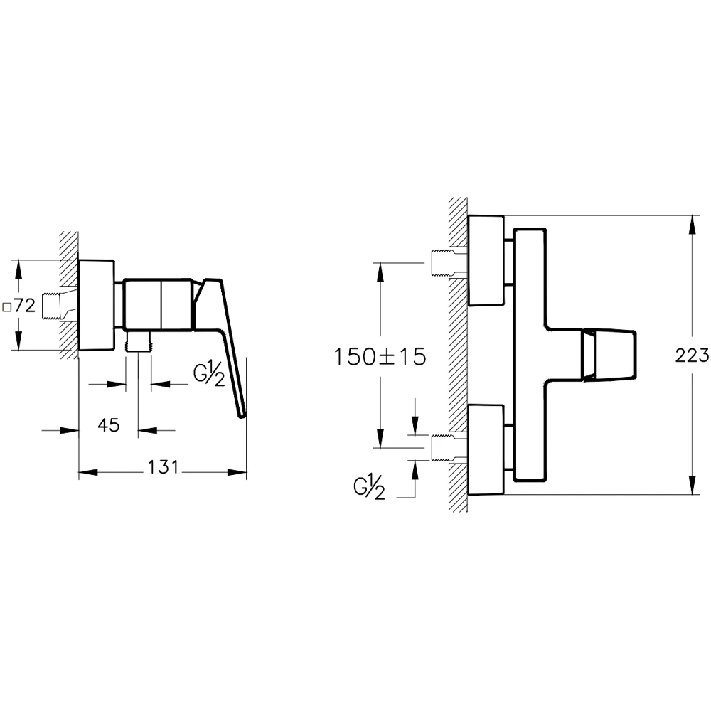 Artema Minimax Square Duş Bataryası - A43521 2