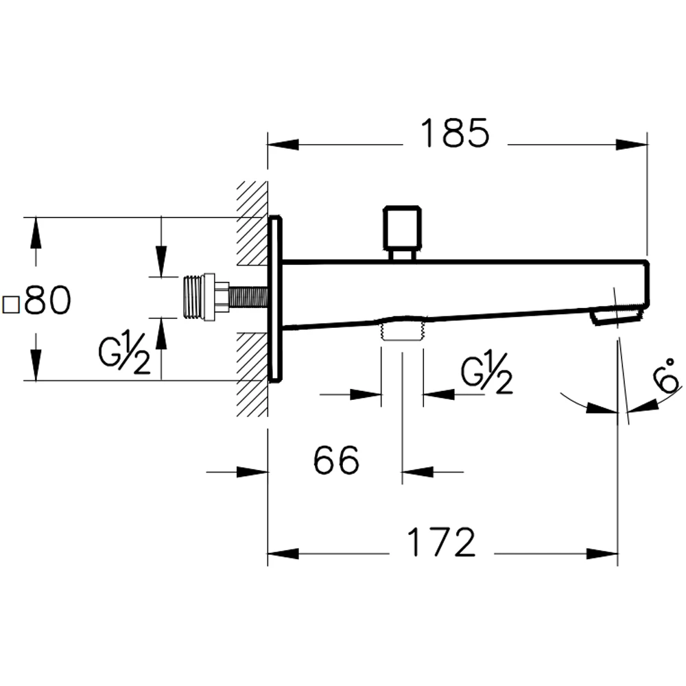 Artema Minimax Square El Duşu Çıkışlı Soft Bakır Çıkış Ucu - A4359529 2