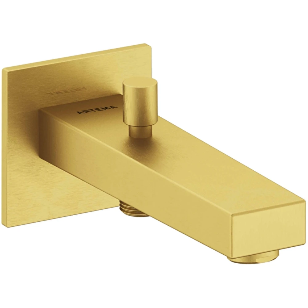 Artema Minimax Square El Duşu Çıkışlı Fırçalı Altın Çıkış Ucu - A4359525
