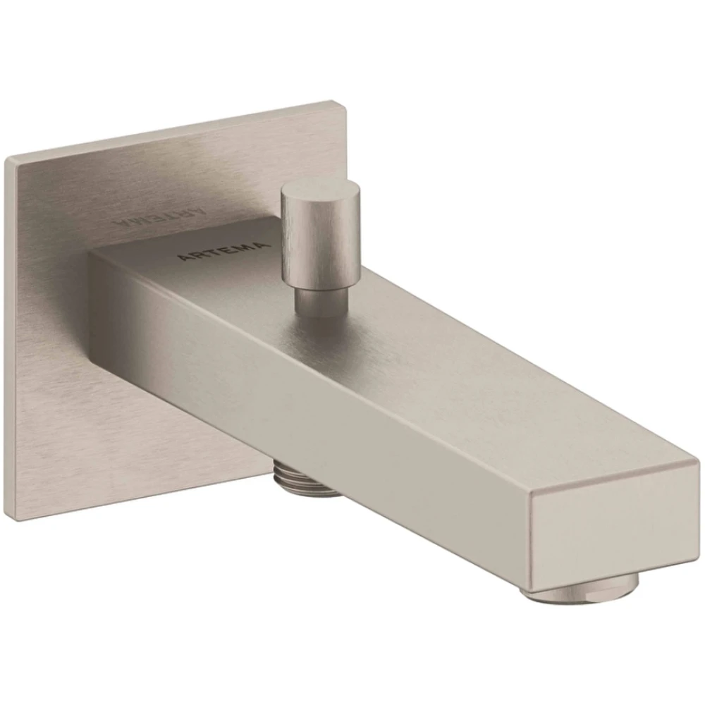 Artema Minimax Square El Duşu Çıkışlı Fırçalı Nikel Çıkış Ucu - A4359534