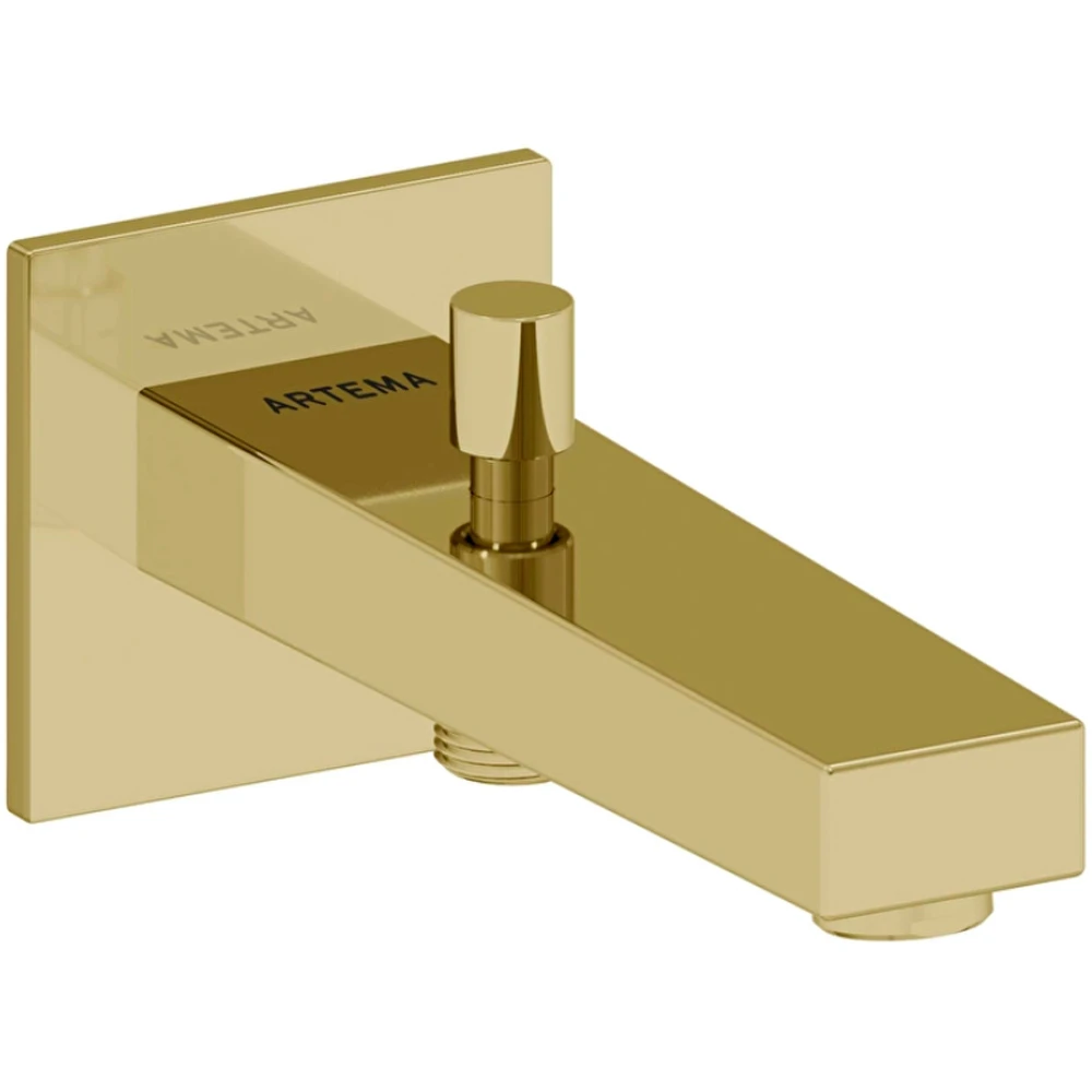 Artema Minimax Square El Duşu Çıkışlı Soft Altın Çıkış Ucu - A4359574