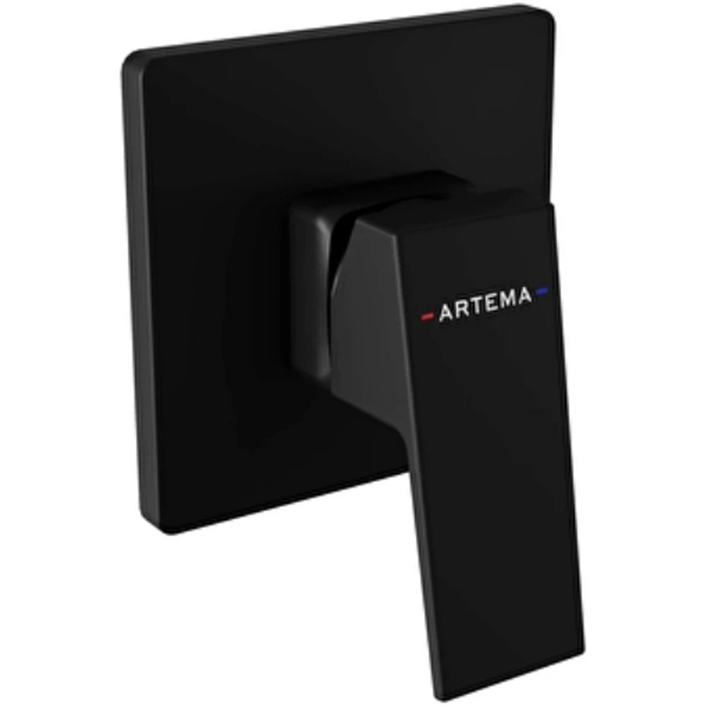 Artema Minimax Square Mat Siyah Ankastre Duş Bataryası - A4373336