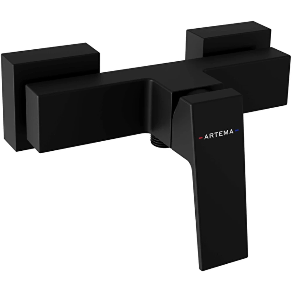 Artema Minimax Square Mat Siyah Duş Bataryası - A4352136
