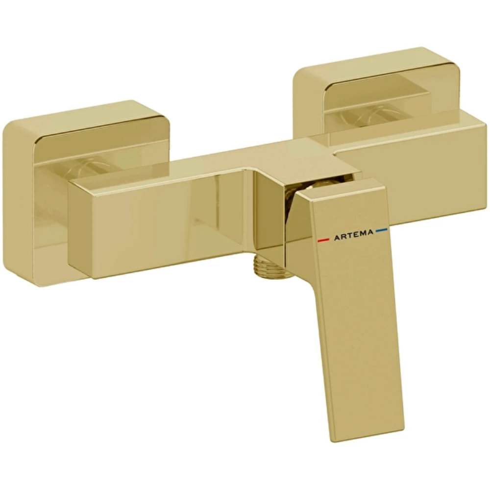 Artema Minimax Square Soft Altın Duş Bataryası - A4352174
