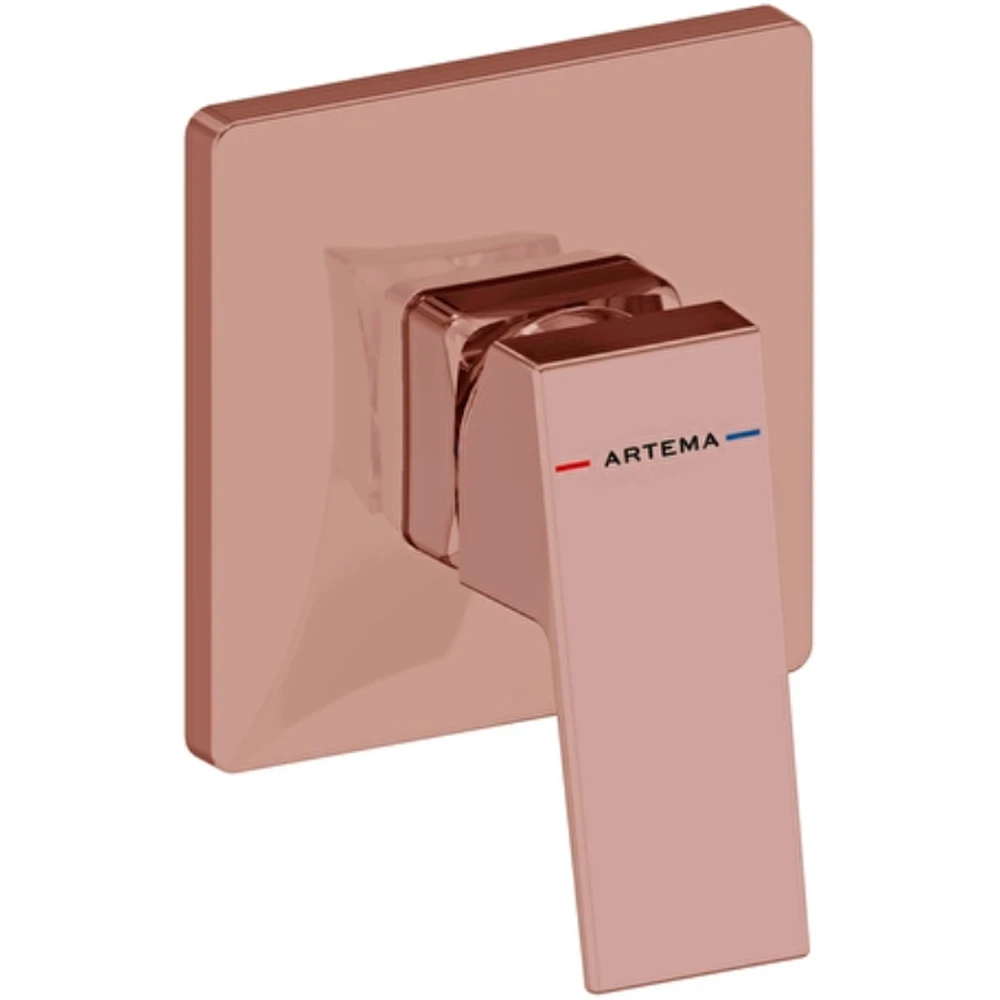 Artema Minimax Square Soft Bakır Ankastre Duş Bataryası - A4373329
