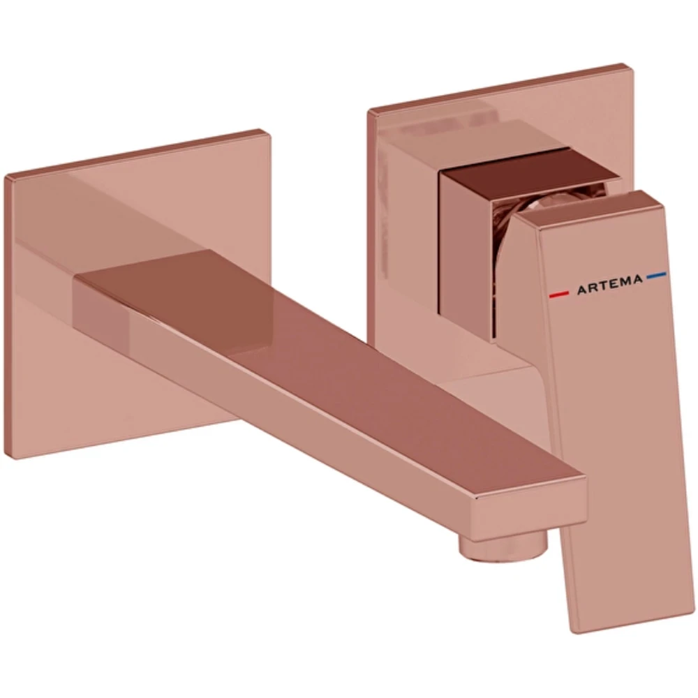 Artema Minimax Square Soft Bakır Ankastre Lavabo Bataryası - A4359329