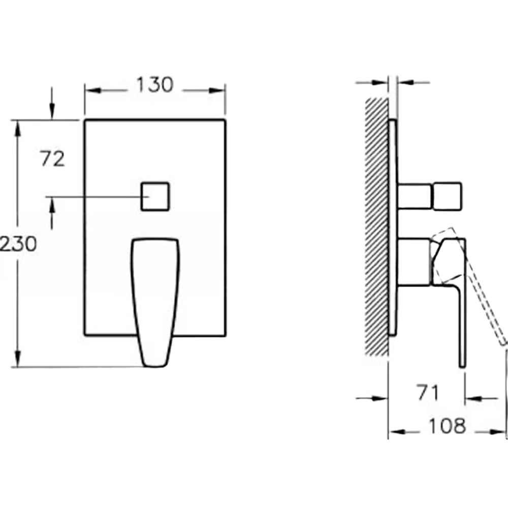 Artema Q-Line Ankastre Banyo Bataryası - A4054599 2