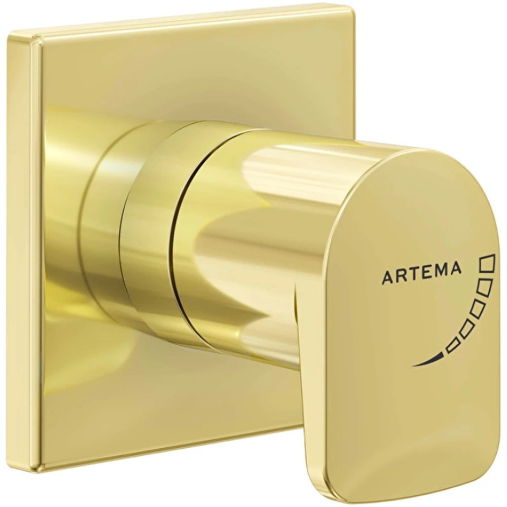 Artema Root Round Soft Altın Ankastre Stop Valf - A4272974