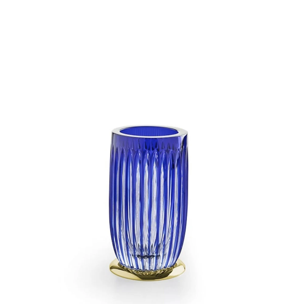 3SC Blue Sky Crystal Tezgah Üstü Mavi-Altın Diş Fırçalık