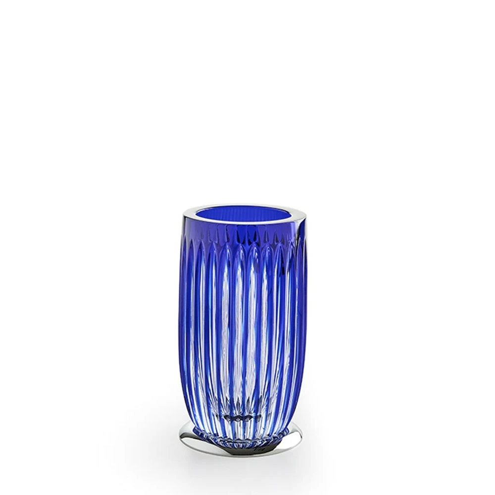 3SC Blue Sky Crystal Tezgah Üstü Mavi-Krom Diş Fırçalık