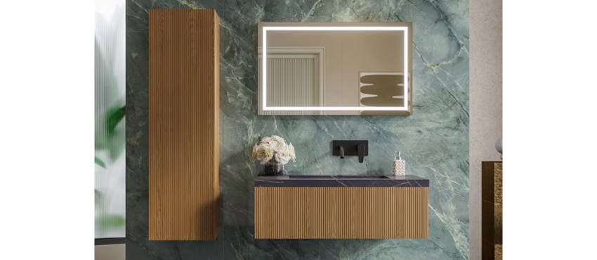 Kale Zenith Banyo Dolabı Porselen Lavabo 