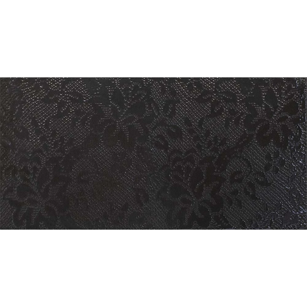 Çanakkale Seramik Cam-1057 Voyage Floral Full Dekor Antrasit 30x60