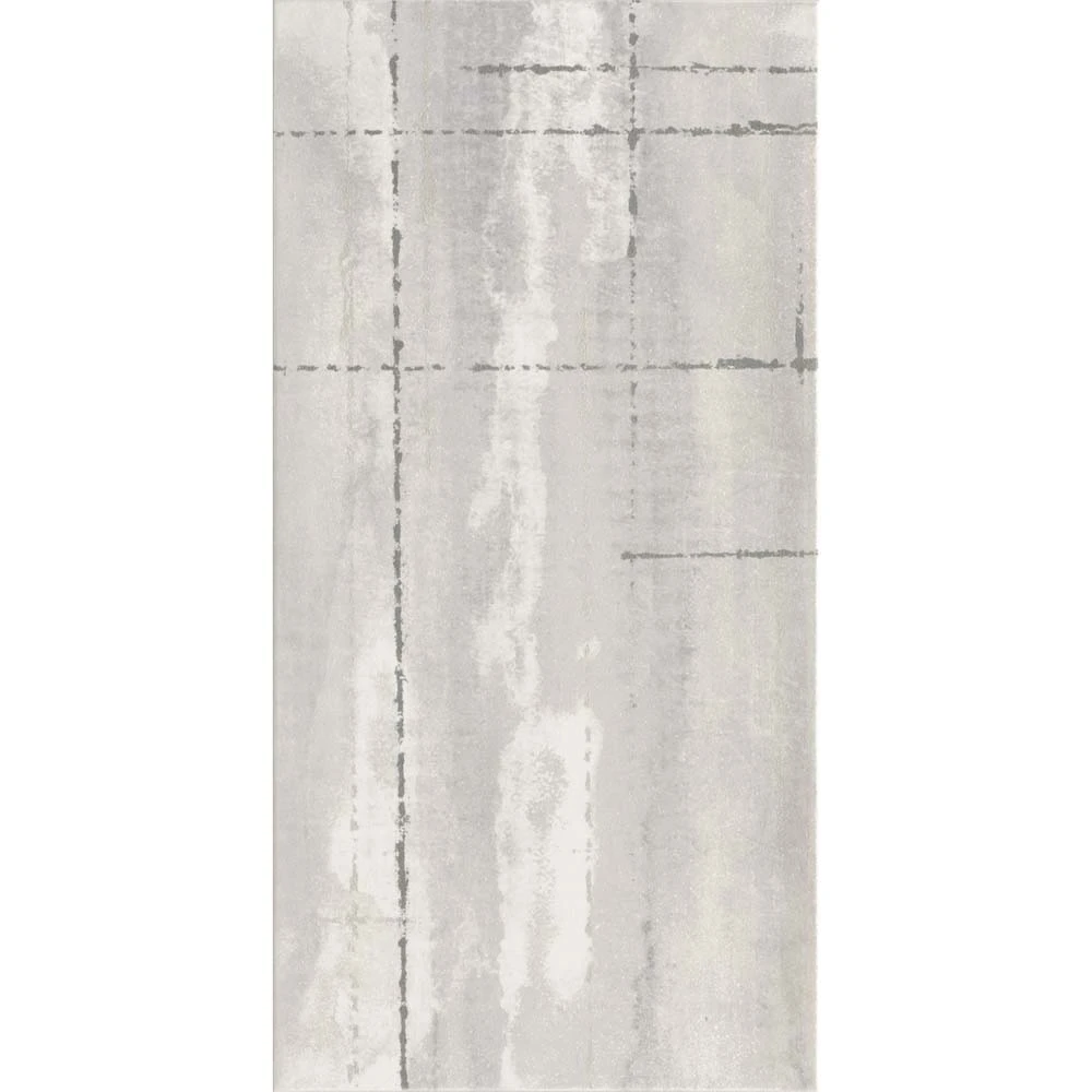 Çanakkale Seramik Dek-6644 Asya Oxid Full Dekor Beyaz Antrasit 30X60