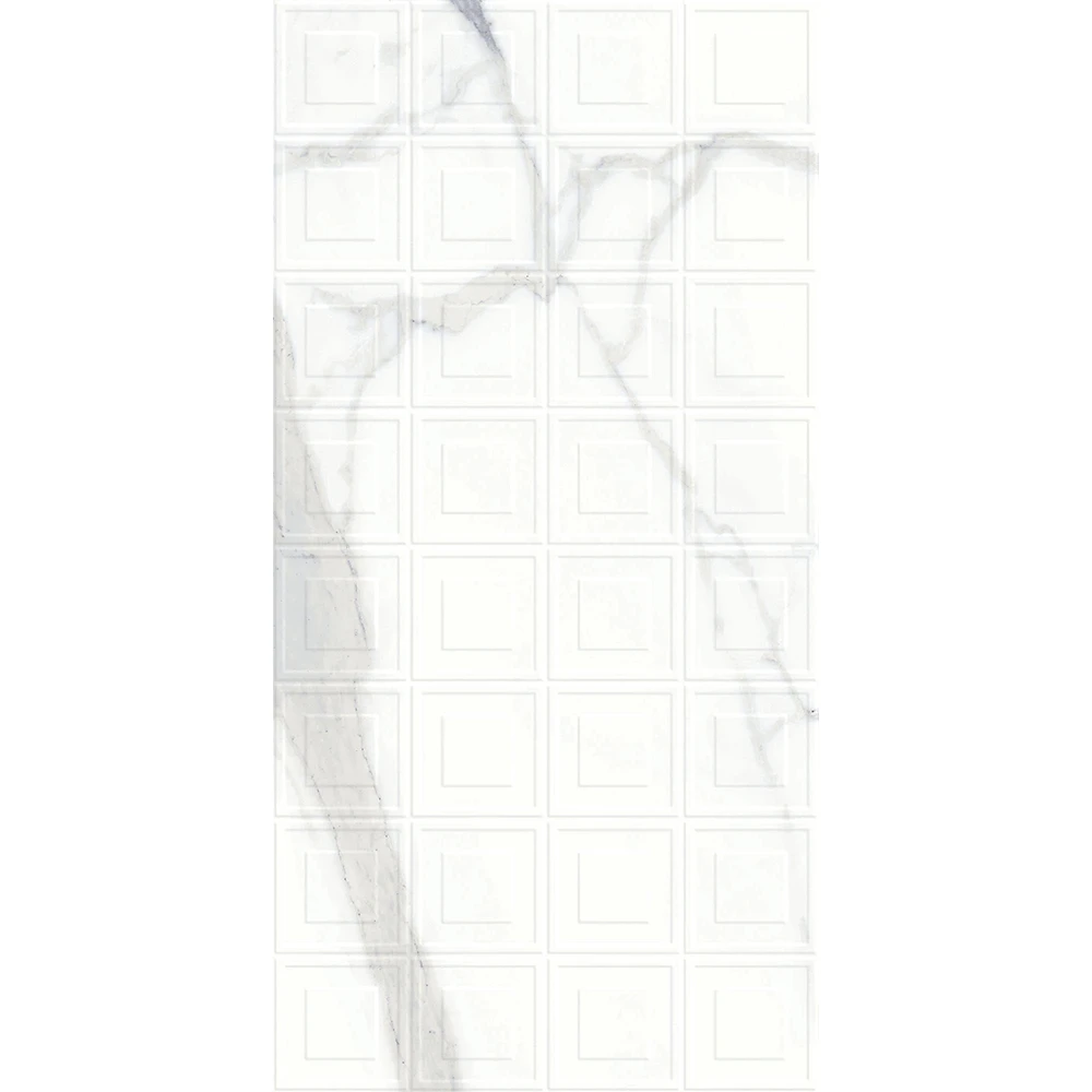 Çanakkale Seramik Rp-2239R Viento Kare Dekor Beyaz 60x120 R