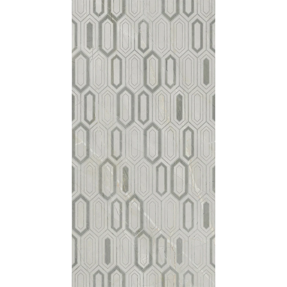Çanakkale Seramik Rp-5493R Luna Kemik Gri Mxx Dekor 40x80 R