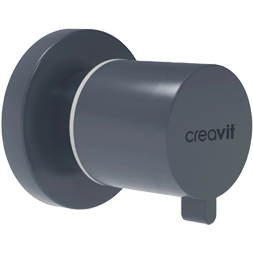 Creavit 1/2-1/2 Mat Basalt Ara Kesme Valfi