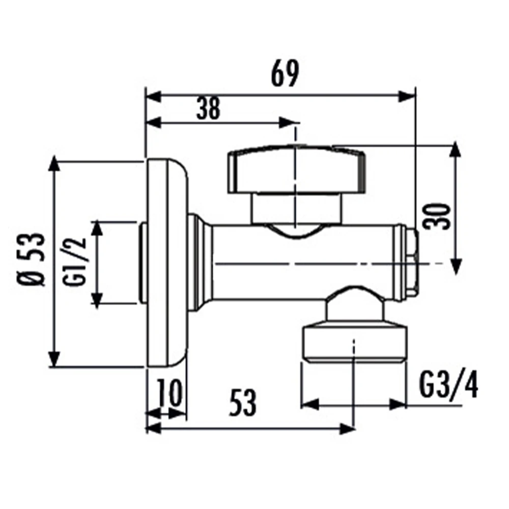 Creavit 1/2-3/4 Filtreli Çamaşır Musluğu 2