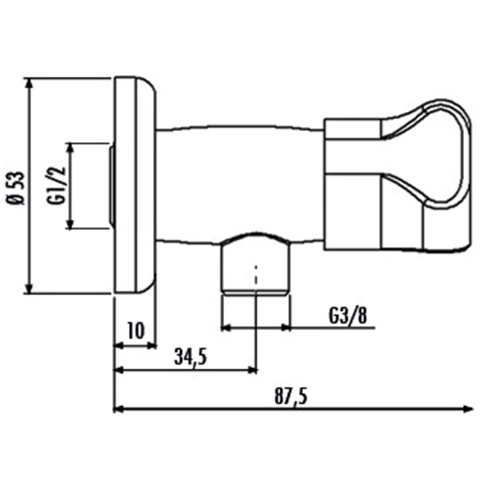 Creavit 1/2-3/8 Alfa Vola Ara Musluk - MS.AC338 2