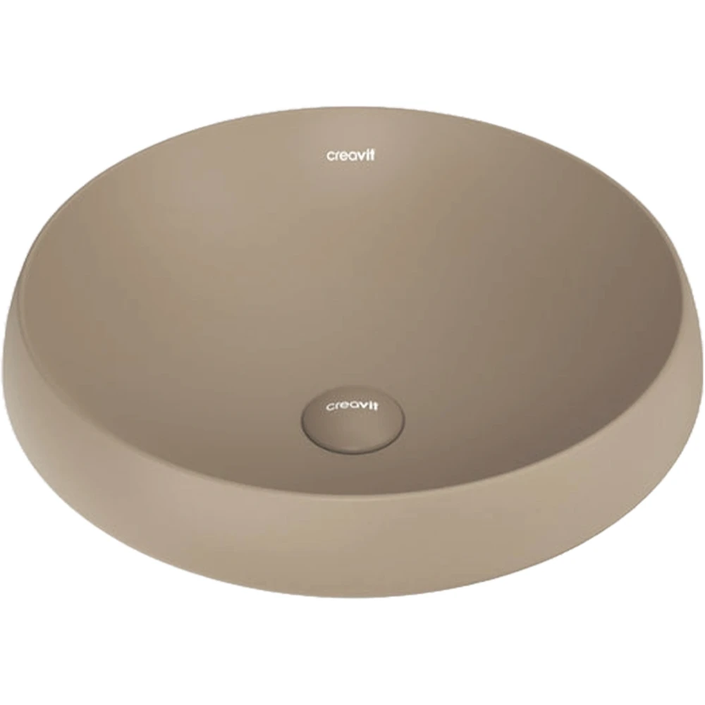 Creavit Deep 45 Cm Mat Cappuccino Tezgah Üzeri Lavabo