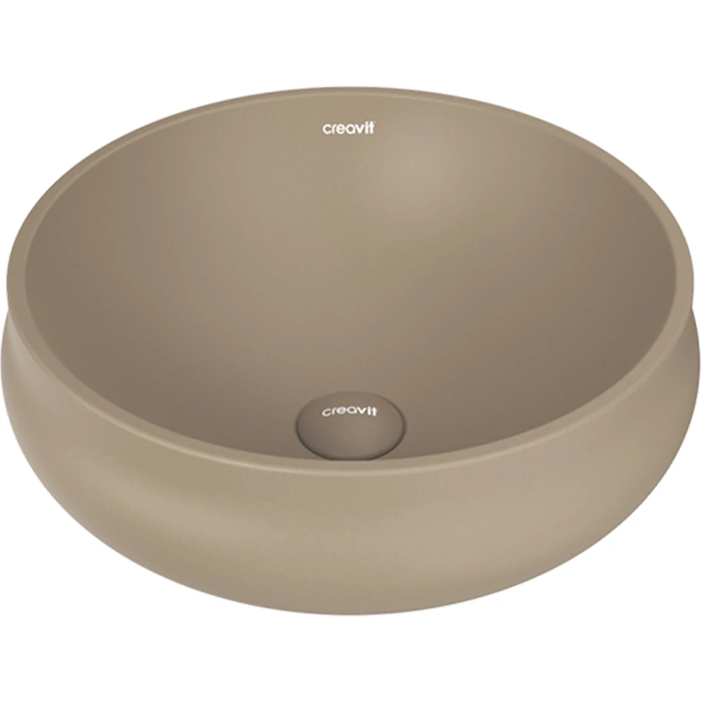 Creavit Gordo 40 Cm Cappuccino Tezgah Üstü Lavabo