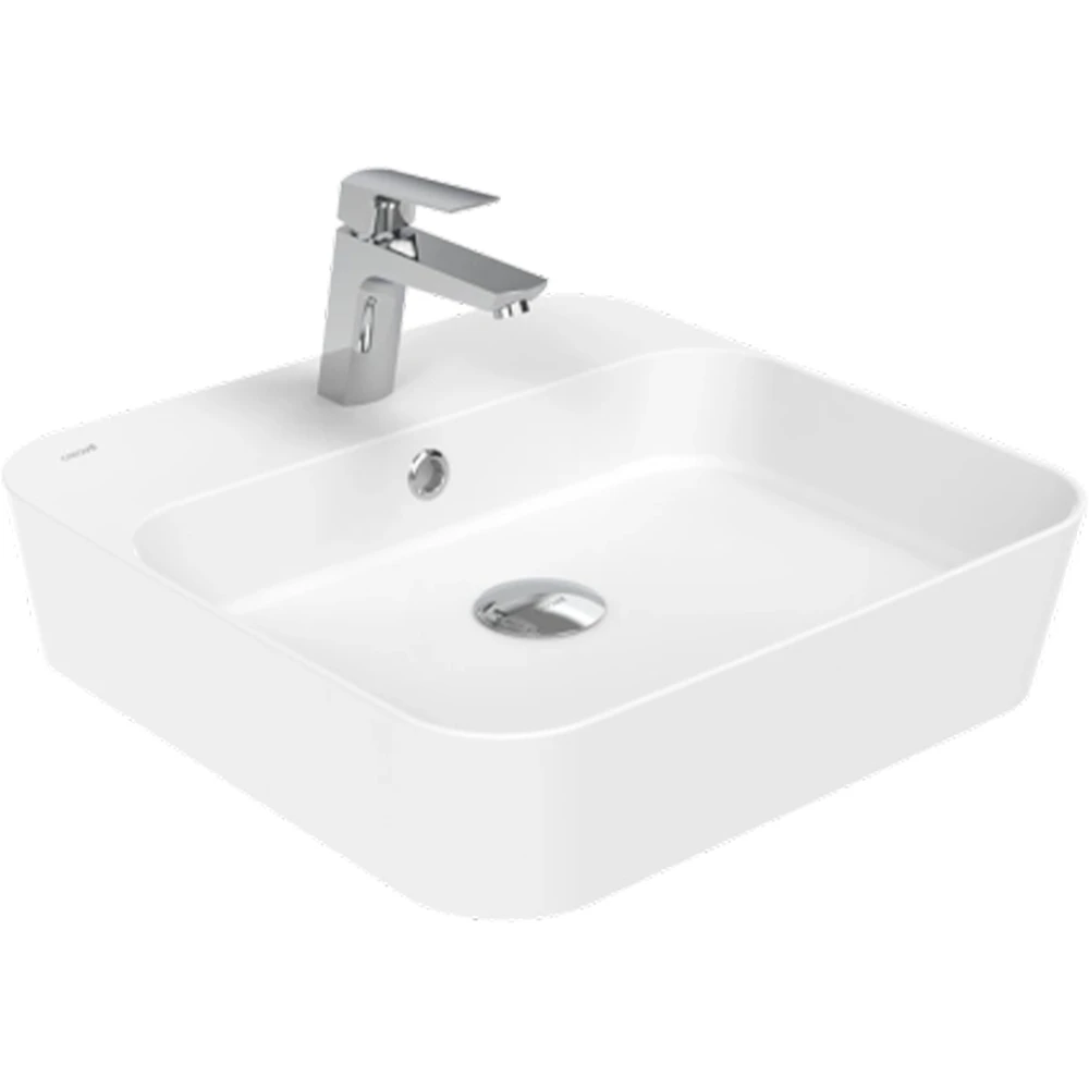 Creavit Loop 45 Cm Kare Mat Beyaz Çanak Lavabo