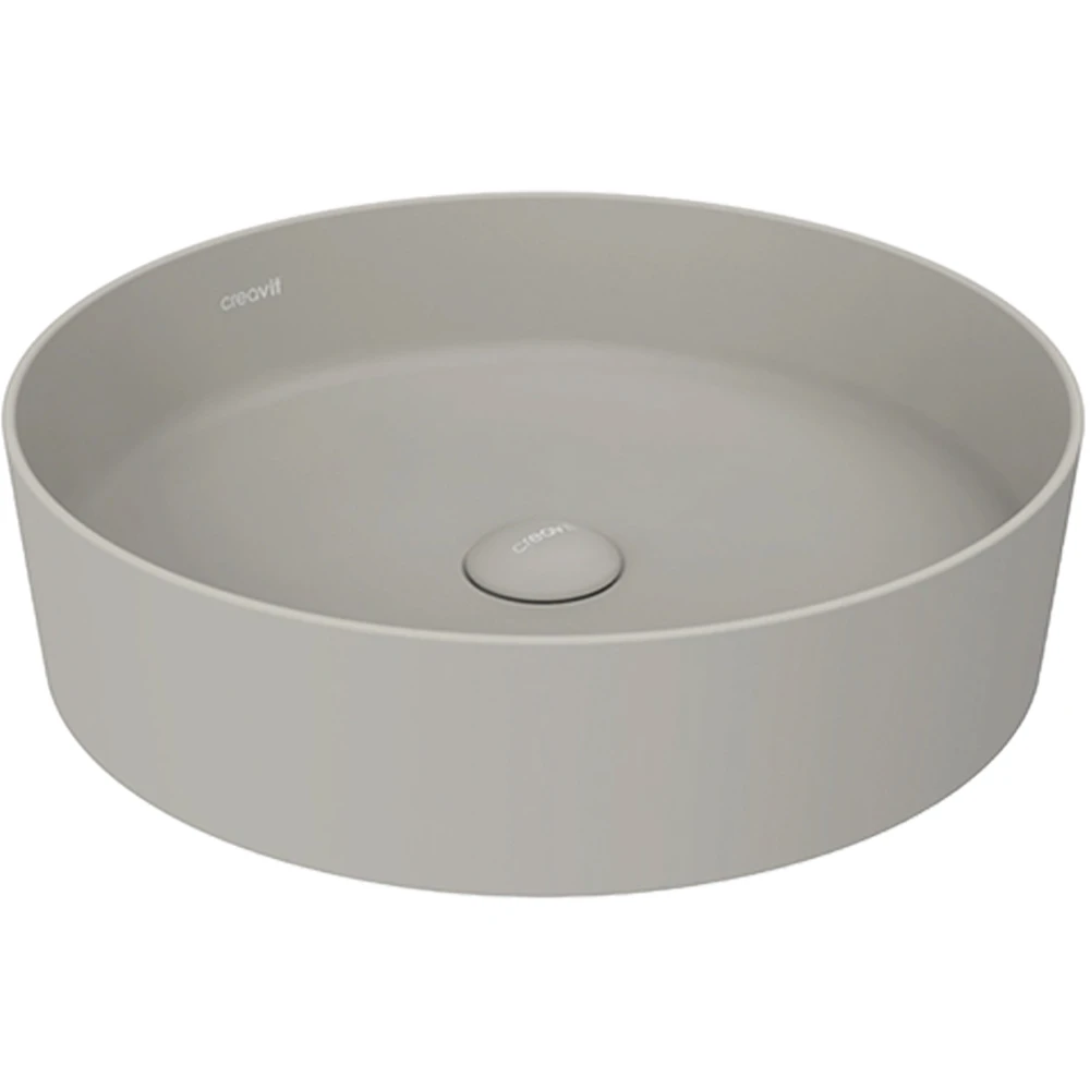 Creavit Loop 45 Cm Yuvarlak Cool Grey Çanak Lavabo - LP145