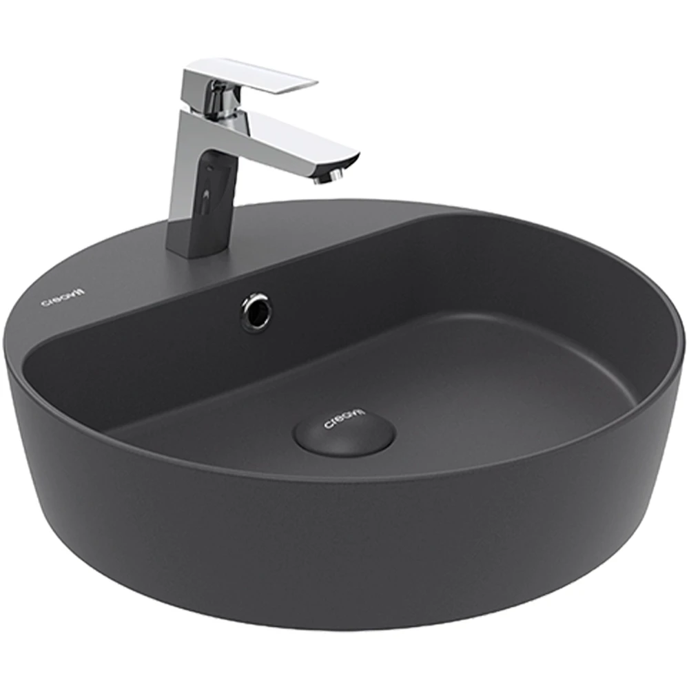 Creavit Loop 45 Cm Yuvarlak Mat Antrasit Çanak Lavabo - LP146