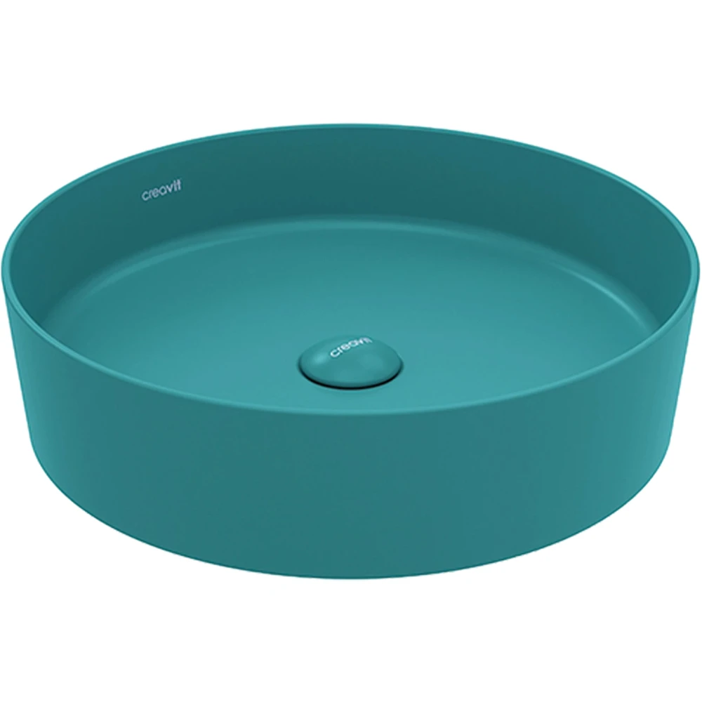 Creavit Loop 45 Cm Yuvarlak Mint Çanak Lavabo - LP145