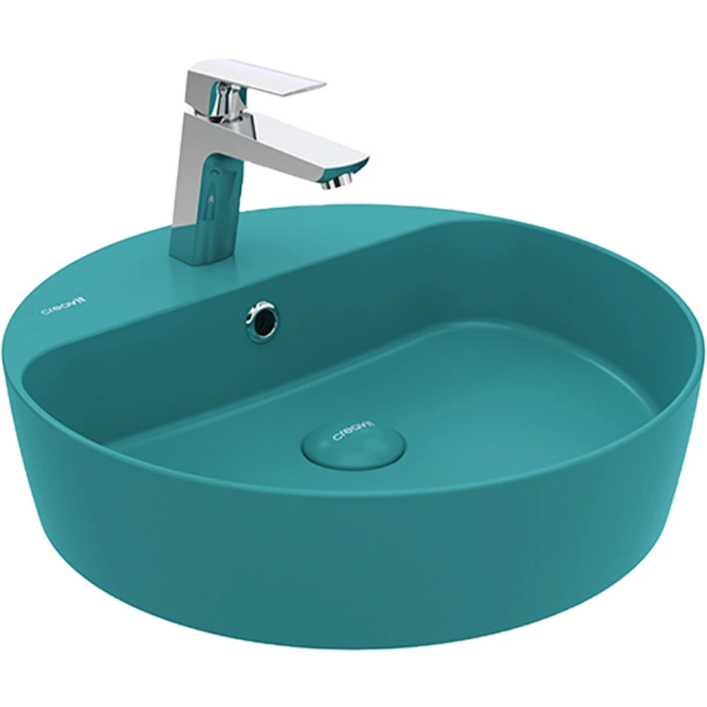 Creavit Loop 45 Cm Yuvarlak Mint Çanak Lavabo - LP146