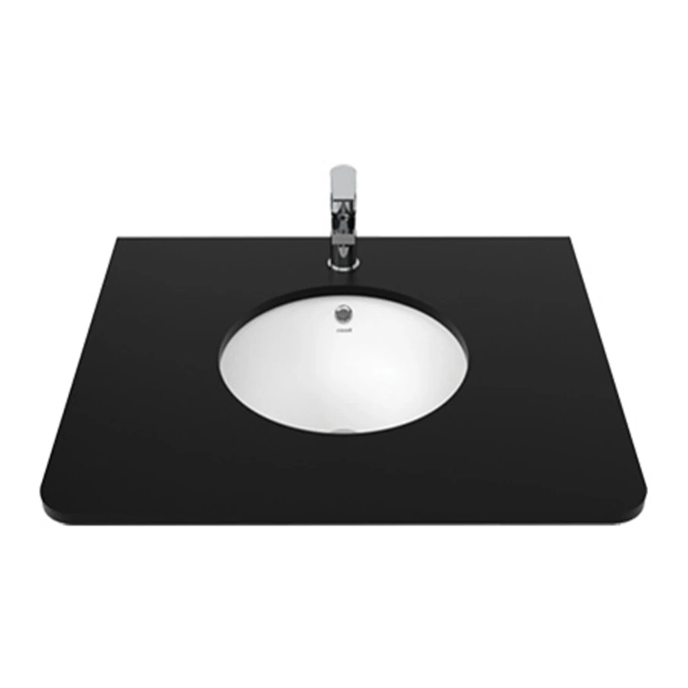 Creavit Mare 38x38 Cm Tezgahaltı Beyaz Lavabo 2