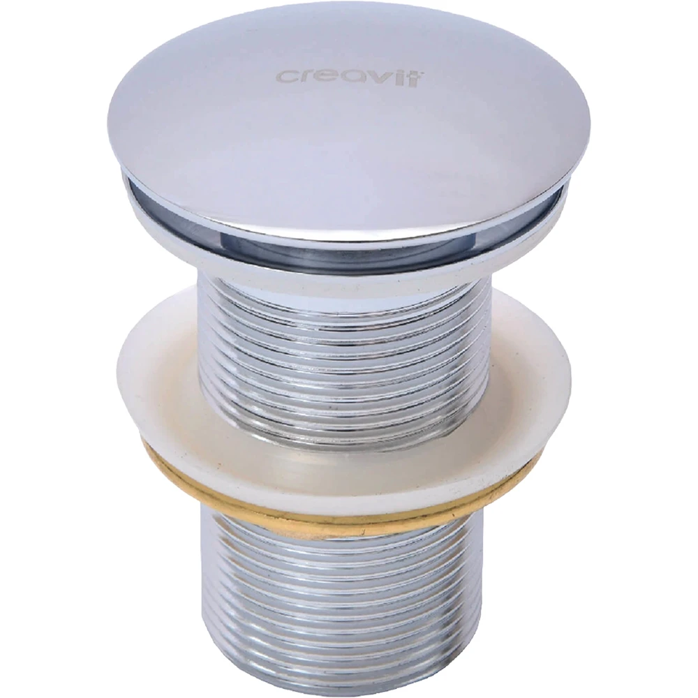 Creavit Pop-Up Taşmasız Lavabo Sifon Başlığı