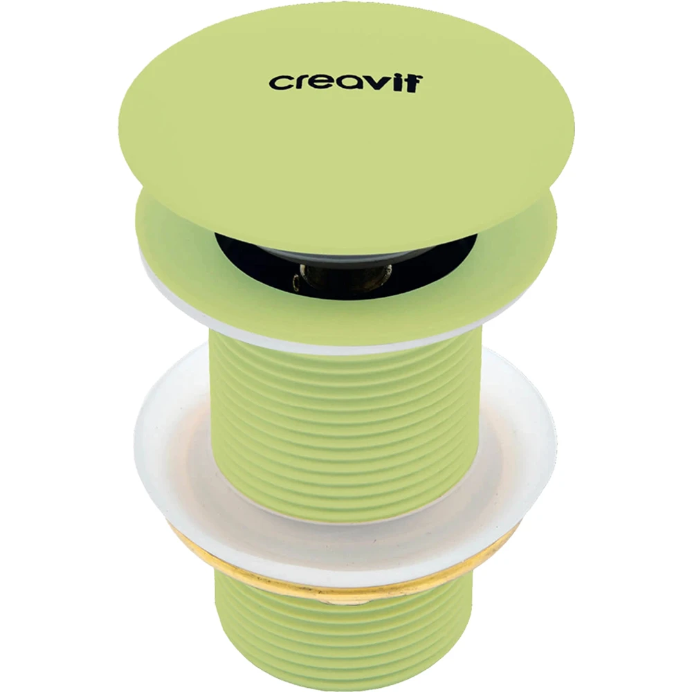 Creavit Pop-Up Taşmasız Neon Lavabo Sifon Başlığı
