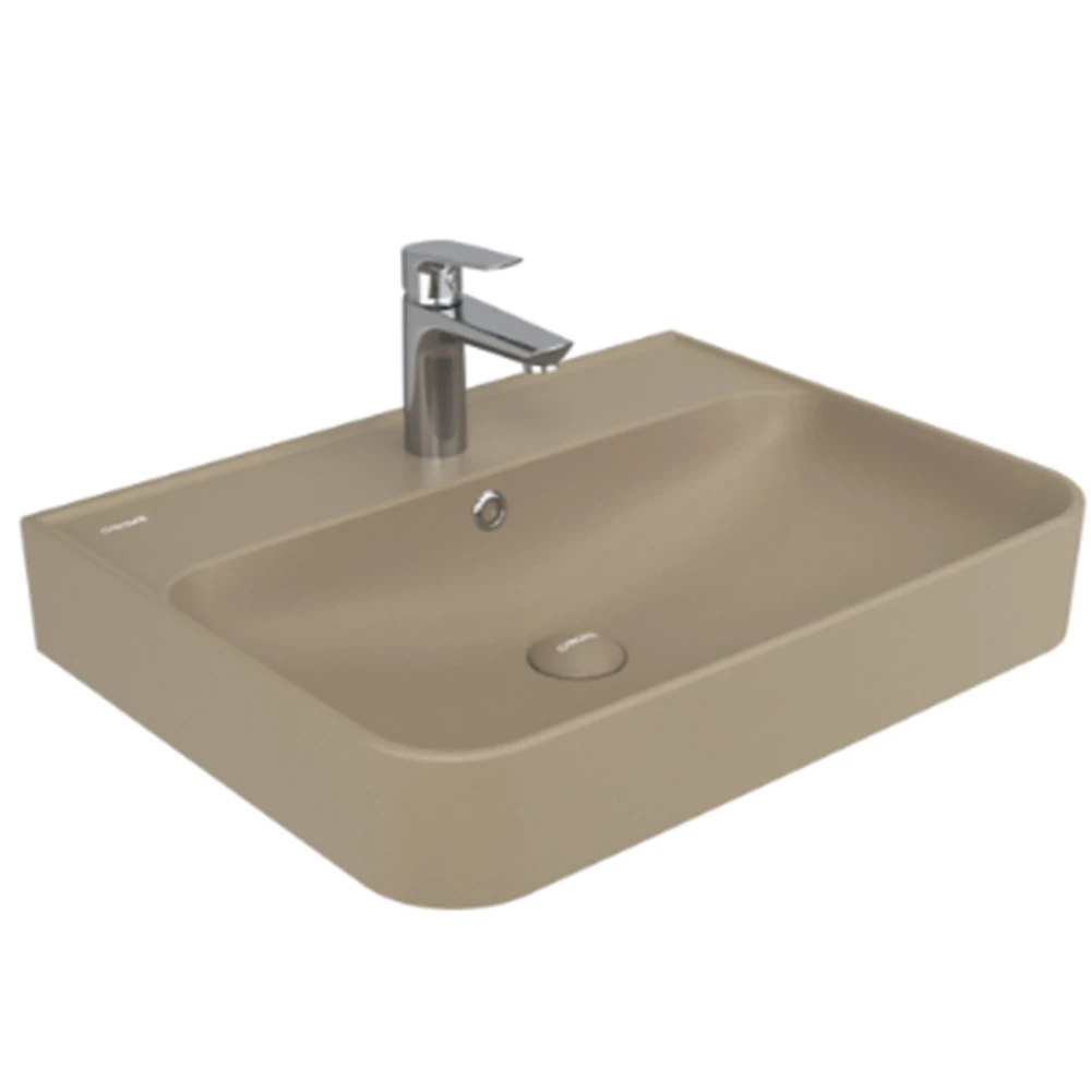 Creavit Pride 60x45 Cm Mat Cappuccino Etajerli Lavabo