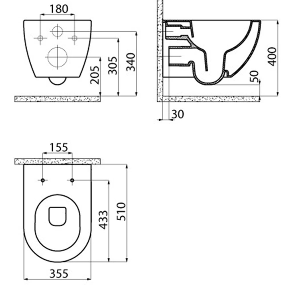 Creavit Rim-Off Asma Klozet - FE322-00CB00E-0000 2