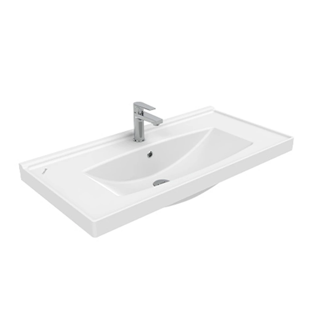 Creavit Sera 100 Cm Etajerli Lavabo 2
