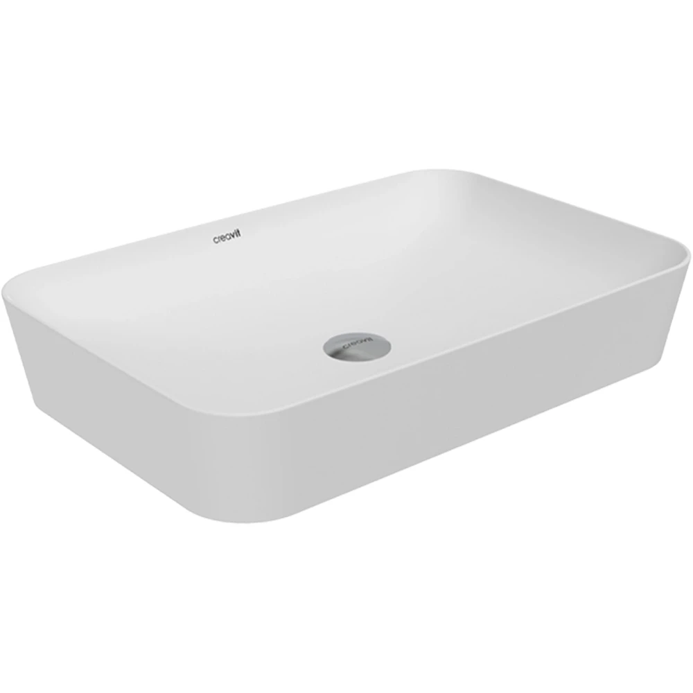 Creavit Ultra 60x40 Cm Dikdörtgen Mat Beyaz Çanak Lavabo