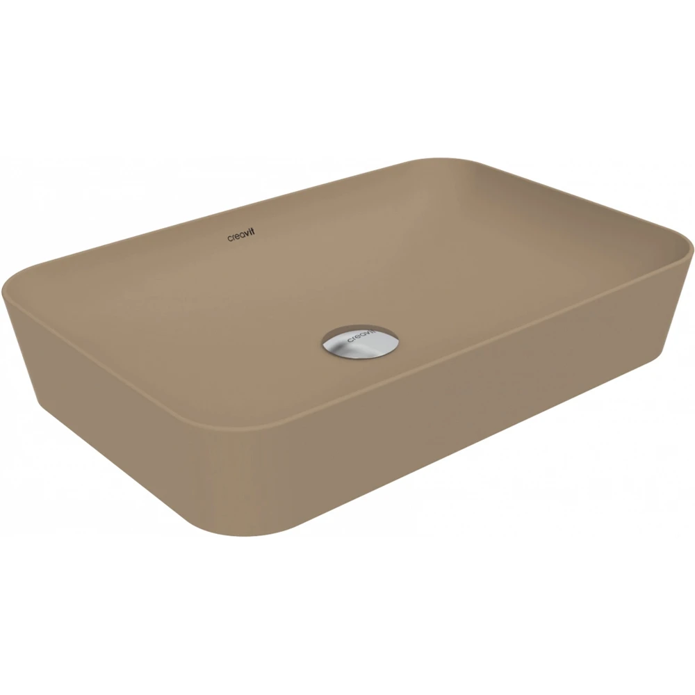 Creavit Ultra 60x40 Cm Dikdörtgen Mat Cappuccino Çanak Lavabo