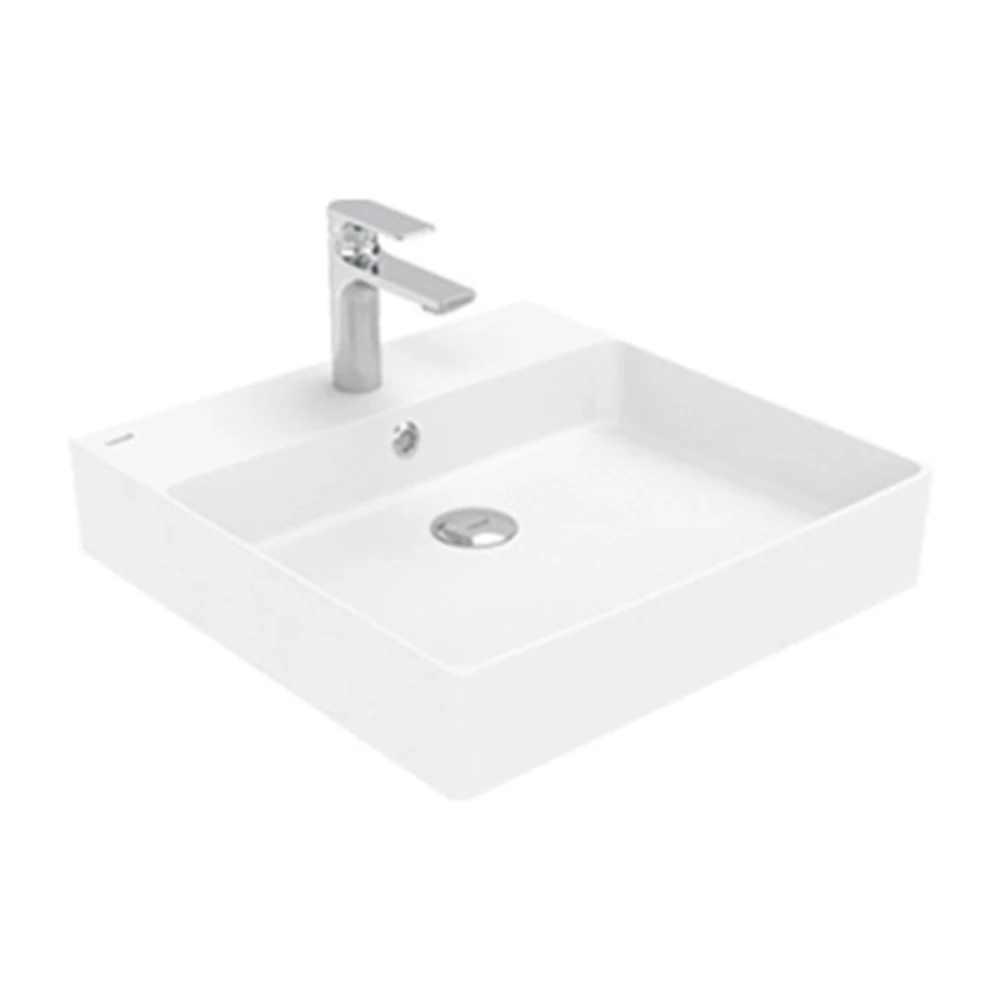 Creavit Volga 50x50 Cm Kare Tezgahüstü Lavabo