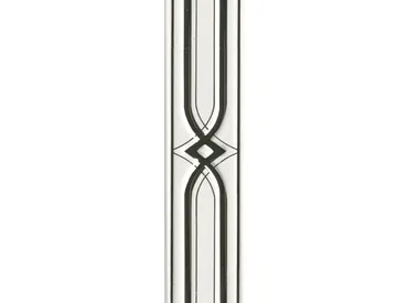 Çanakkale Seramik Der-8434 R J Adore Beyaz Bordür Gold 8x30 R