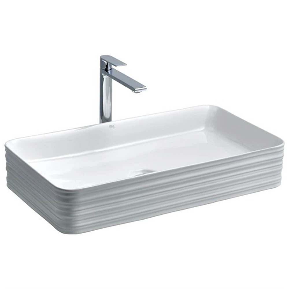 Lena E-2106 Beyaz Tezgah Üstü Lavabo