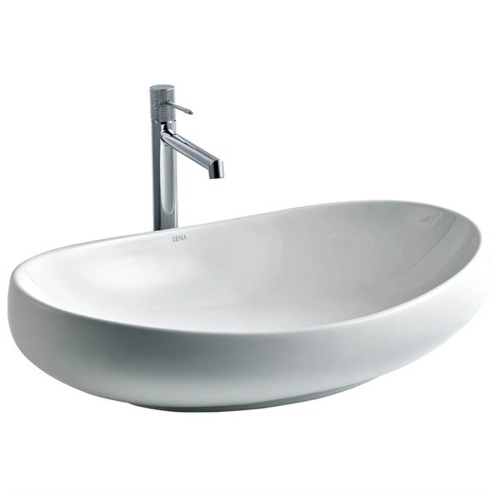 Lena E-5257 Beyaz Tezgah Üstü Lavabo