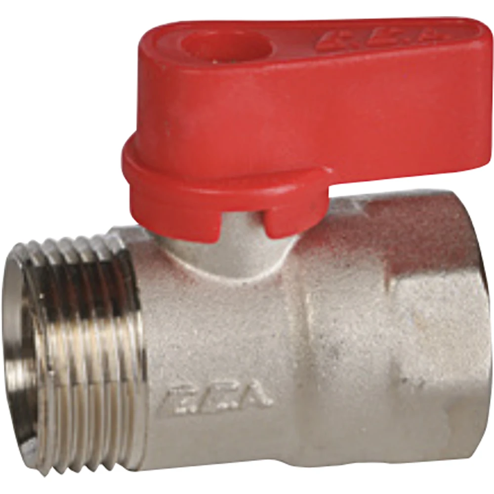Eca 1/2 Kırmızı Volan Mini Küresel Valf - 102122028