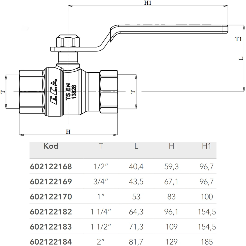 Eca 2 Küresel Valf - 602122184 2