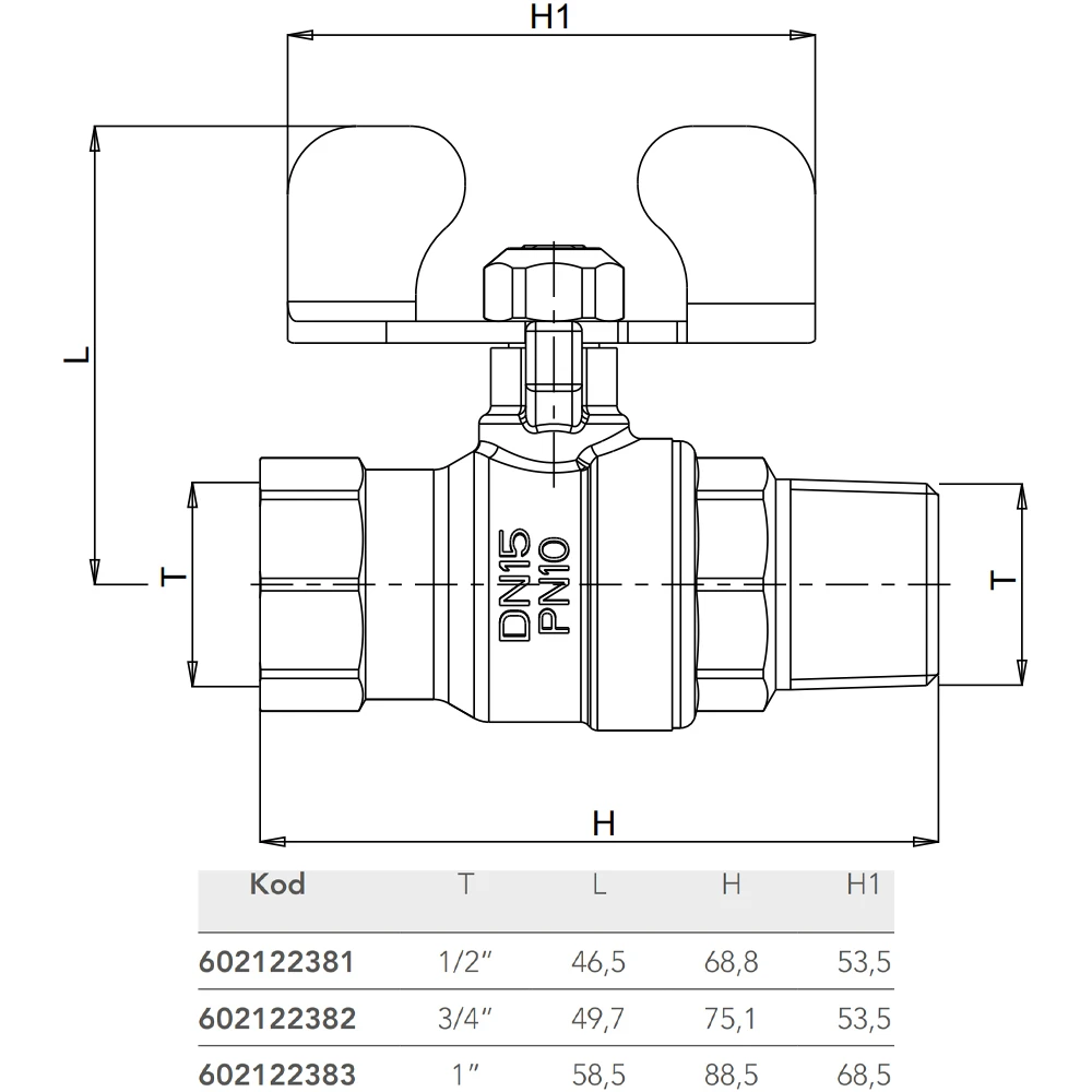Eca 3/4 Küresel Valf - 602122382 2